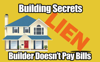 Building Secrets 05: Builder Doesn’t Pay Bills