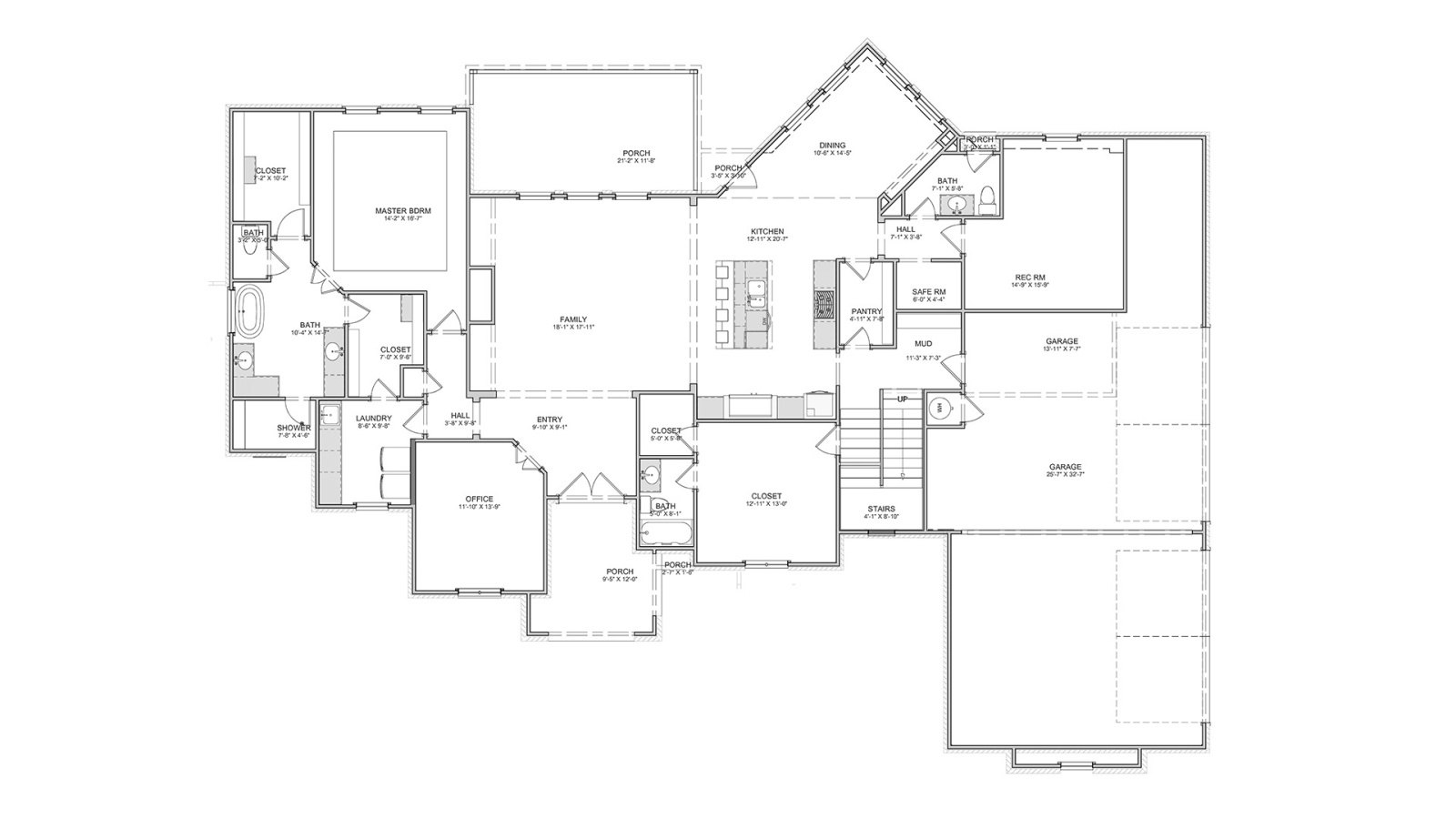 4 Bedrooms Bedrooms, ,5 BathroomsBathrooms,Custom Home,Home Plans,1022