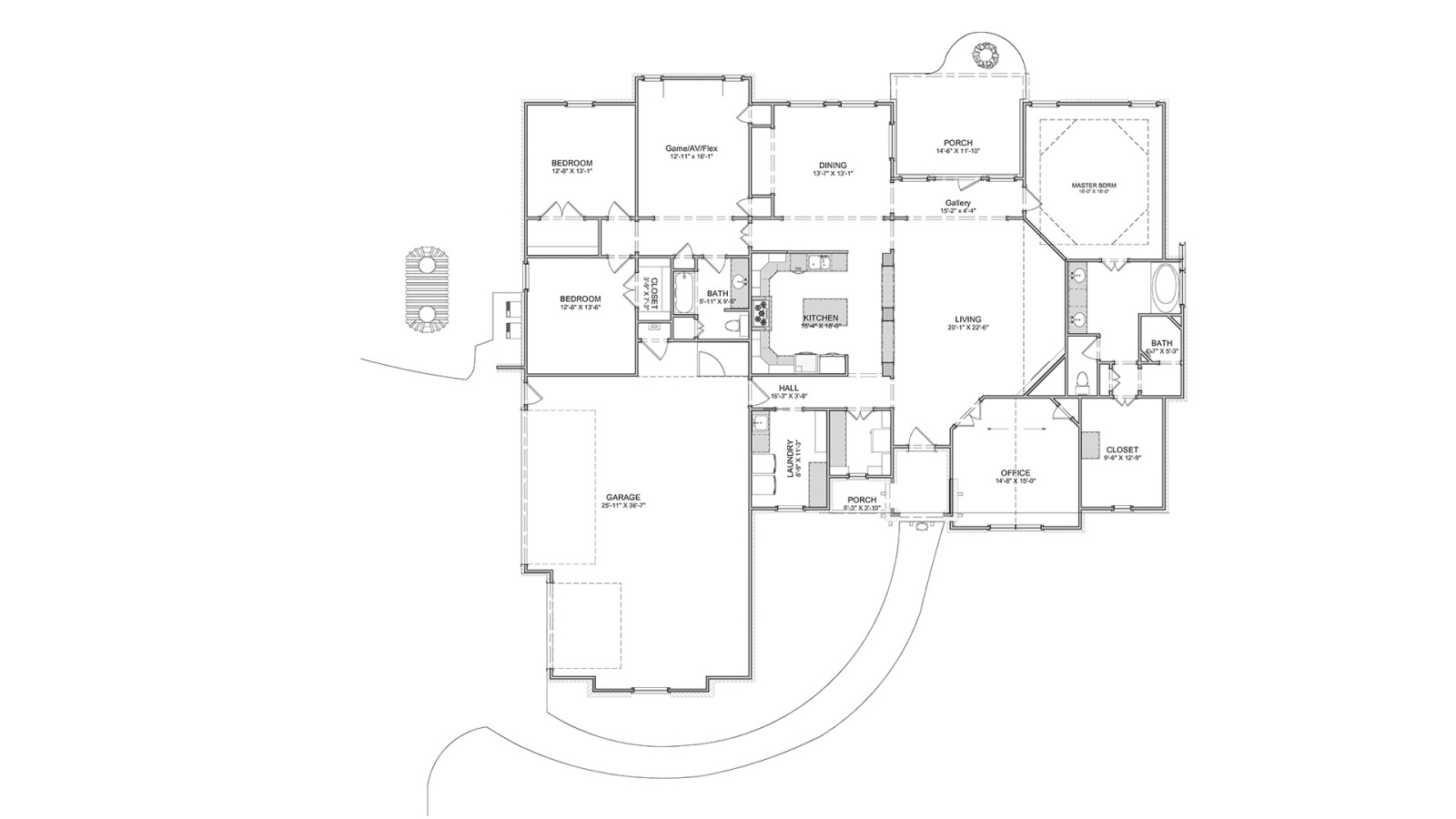 3 Bedrooms Bedrooms, ,2 BathroomsBathrooms,Custom Home,Home Plans,1024