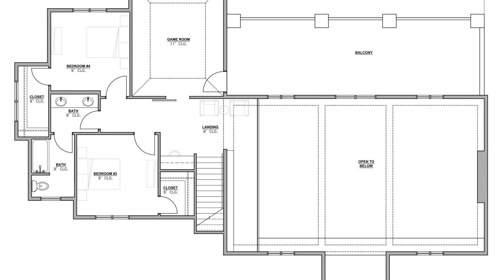 4 Bedrooms Bedrooms, ,4 BathroomsBathrooms,Custom Home,Featured Home Plans,1030