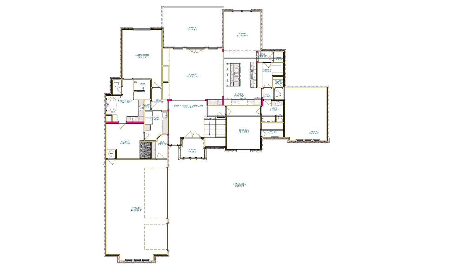 4 Bedrooms Bedrooms, ,3 BathroomsBathrooms,Custom Home,Home Plans,1040