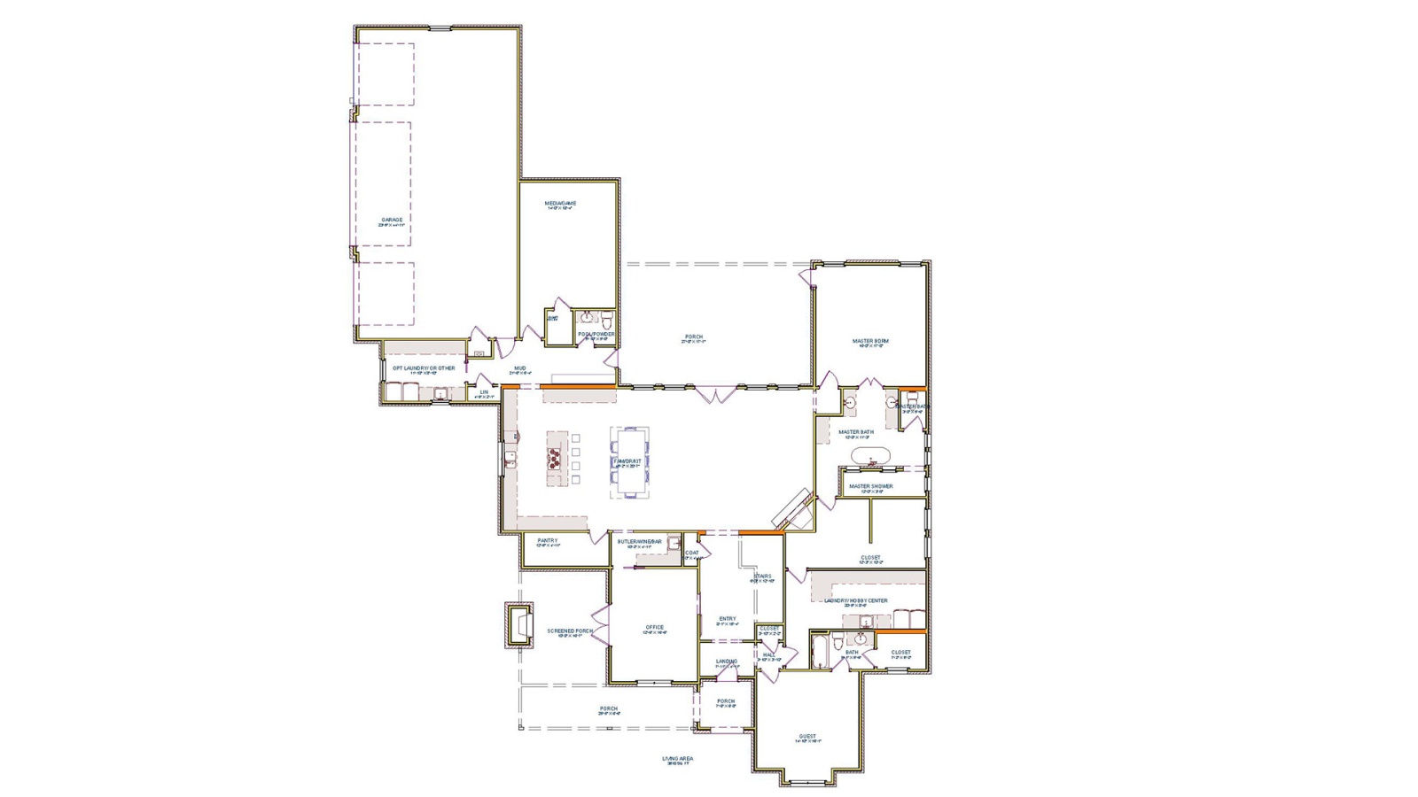 4 Bedrooms Bedrooms, ,5 BathroomsBathrooms,Custom Home,Home Plans,1041