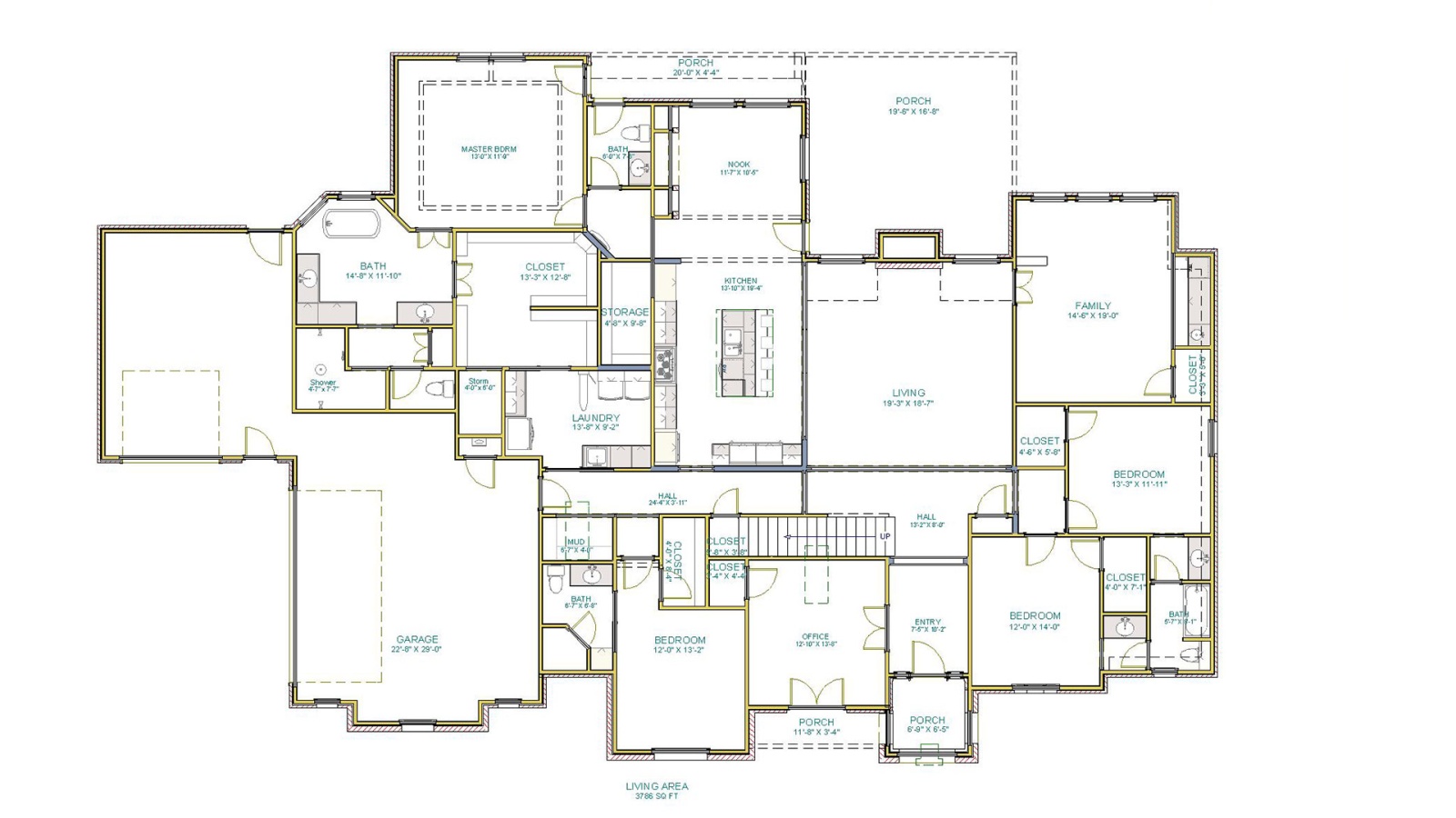 4 Bedrooms Bedrooms, ,4 BathroomsBathrooms,Custom Home,Home Plans,1053