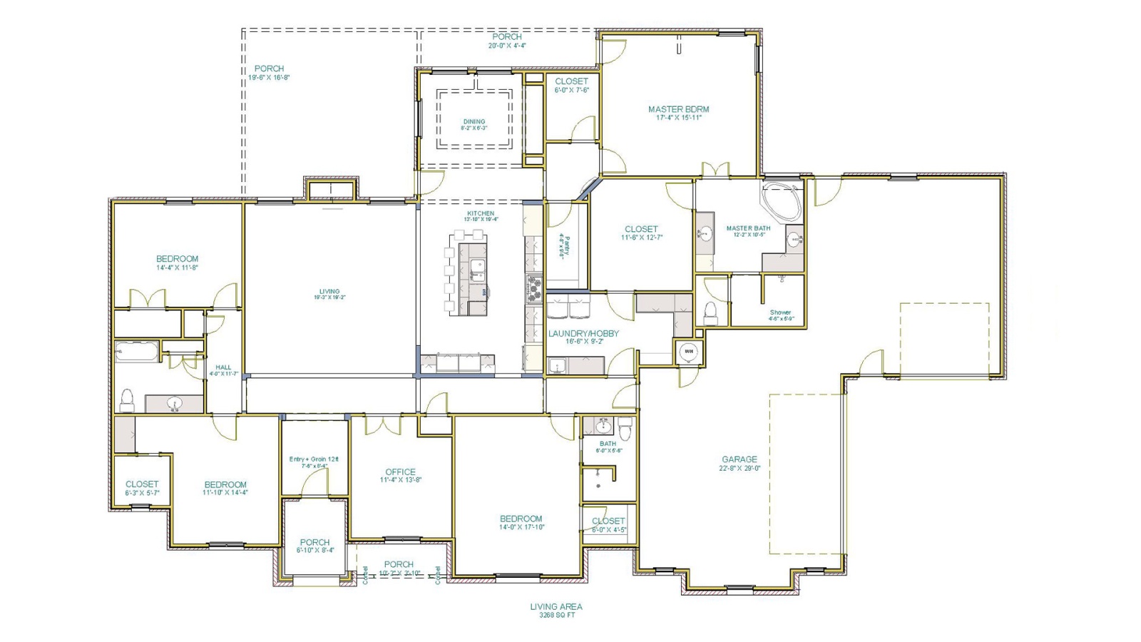 4 Bedrooms Bedrooms, ,3 BathroomsBathrooms,Custom Home,Home Plans,1084