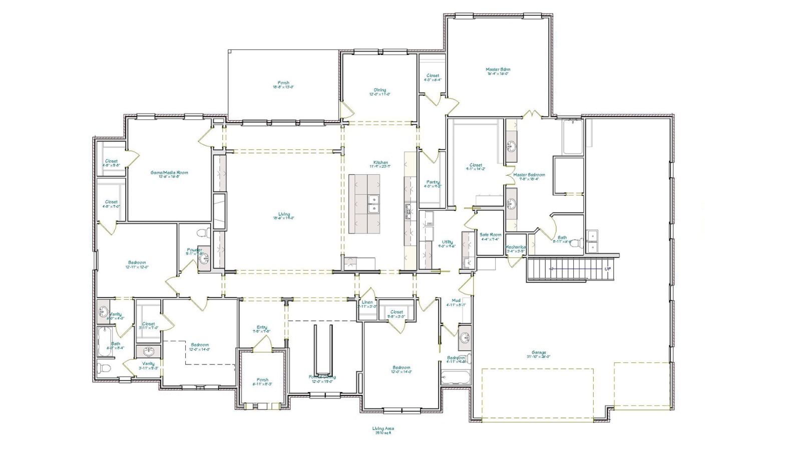 4 Bedrooms Bedrooms, ,4 BathroomsBathrooms,Custom Home,Home Plans,1088